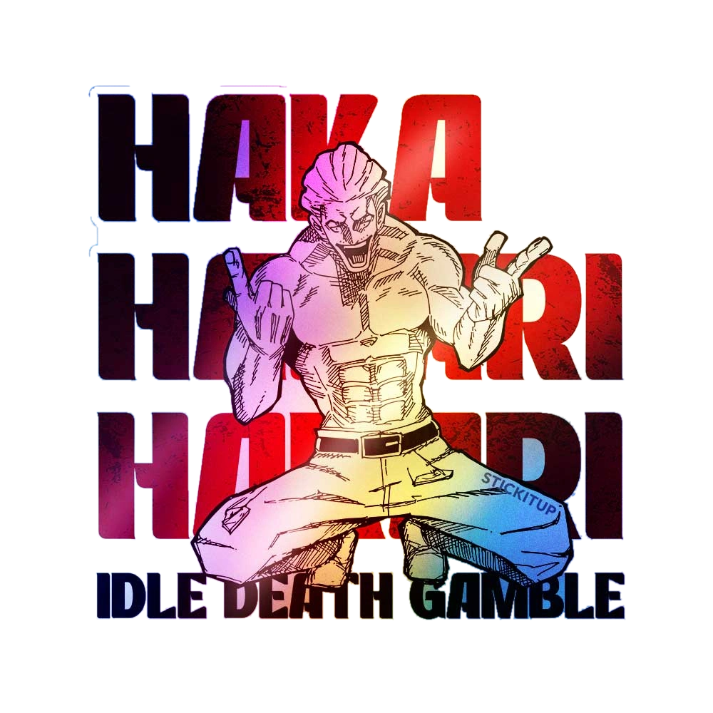Death Gamble Holographic Stickers